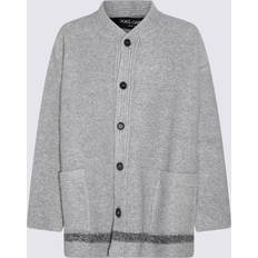 Dolce & Gabbana Men Cardigans Dolce & Gabbana Oversized cardigan grey