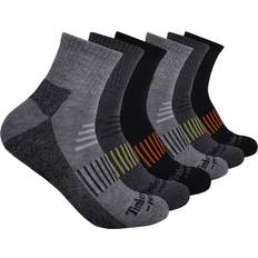 Timberland Men Socks Timberland PRO Men's 6-Pack Half Cushioned Quarter Socks, Multi