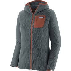 Skiing - Women Sweaters Patagonia Women's R1R Air Full-Zip Hoody Nouveau Green