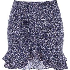 Silke/Siden Kjolar Isabel Marant Silk Mini Skirt - Blue