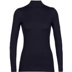 Icebreaker Damen Pullover Icebreaker Women's 260 Tech LS Turtleneck Black Base Layer