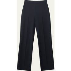 Flare Trousers Vince Mid Rise Pintuck Crop Pants