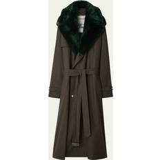 Burberry Coats Burberry Brown Long Kennington Trench Coat OTTER