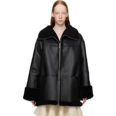 Shearling Clothing Toteme Shearling jacket black