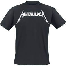 Metallica T-shirt Textured Logo - Sort