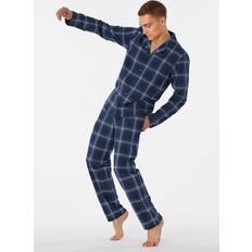 One Size Nachtkleding Schiesser Pyjama Long - Nightblue