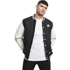 Imitatieleer - Man Kleding Starter Jas Urban Classics College - Noir