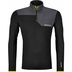 Fleece Light Zip Neck, herre, sort