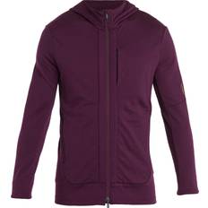 Fietsen - Man Truien Icebreaker Quantum III LS Zip Hood - Nightshade