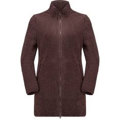 Clothing Jack Wolfskin Women's High Curl Coat Fleece XL, brown