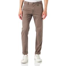 Polo - Uomo Pantaloni Marc O'Polo Chino en coton mélangé - Taille Gris