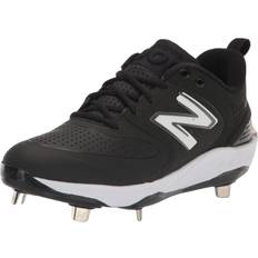 Baseball Shoes New Balance Men's Fresh Foam X 3000 V6 Metal Baseball Shoe, Synthetic Black/White