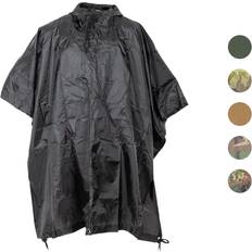 Schwarz Capes & Ponchos MFH Poncho Ripstop schwarz