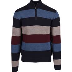 Paul & Shark Men's And Half Zip Knitwear Multi Stripe