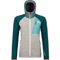 Ortovox Bekleidung Ortovox Damen Fleece GP Classic Knit Hoodie Jacke blau