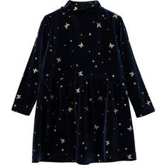 Velours Robes Name It Robe de jour Fille Taille - Bleu Marine