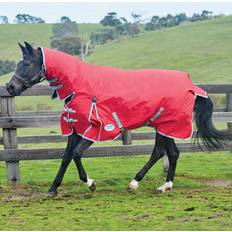 Weatherbeeta Équitation Weatherbeeta Couverture d'extérieur pour cheval couvre-cou Comfitec Classic Rouge