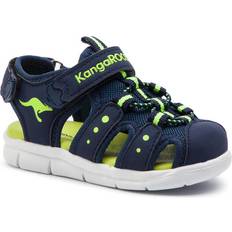 Unisex Kinder K-mini Sandalen, Grün Blau