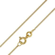 Gold - Unisex Halsketten Trendor Fine Curb Chain Necklace - Gold