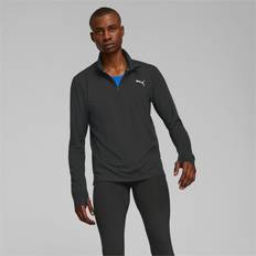 Puma Run Favorite Quarter-Zip Running Top - Black