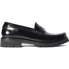 Saint Laurent Le Loafer Leather Penny Loafers - Black