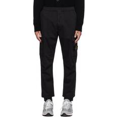 Stone Island Cargo Trousers Stone Island Black Drawstring Cargo Pants A0029 BLACK WAIST