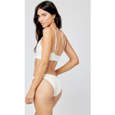 White Bikini Bottoms Camacho Pointelle Rib Bikini Bottom Women's