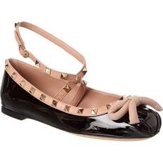 Valentino Garavani Women Ballerinas Valentino Garavani Patent Rockstud Ballerina Flats - Women's