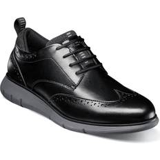 Men - Recycled Materials Low Shoes Nunn Bush Stance Wingtip Oxford Men's Black Oxfords Wingtip