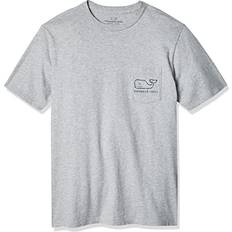 Vineyard Vines Whale Short-Sleeve Pocket T-Shirt Grey Size: Large