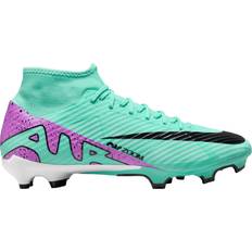 Turquoise - Unisex Football Shoes NIKE Mercurial Superfly 9 Academy - Hyper Turquoise/Black/White/Fuchsia Dream