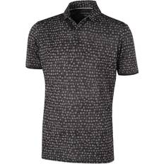 Cycling Polo Shirts Galvin Green Mack Polo Shirt Black/Sharkskin