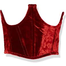 Red Corsets Daisy Corsets Daisy corsets Women's Lavish Red Velvet Underwire Waist Cincher Corset