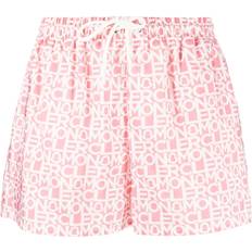 Moncler Women Shorts Moncler logo-print shorts women Polyester Pink