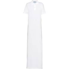 Prada Long Dresses Prada piqué maxi dress women Cotton White