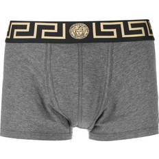 Versace Men's Underwear Versace logo-waist boxer briefs men Cotton/Elastane Grey