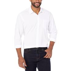 Men's Regular-Fit Long-Sleeve Casual Poplin Shirt - White