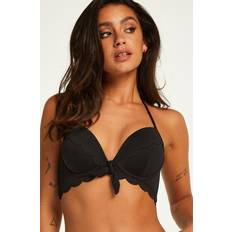 Hunkemöller Bikiniöverdelar Hunkemöller Formpressad push-up-bikinitopp Svart female