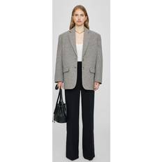 Seda Blazers Anine Bing Quinn Blazer - Tan Herringbone