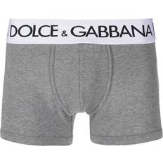 Dolce & Gabbana Men's Underwear Dolce & Gabbana logo-waistband stretch boxers men Elastane/Cotton Grey