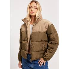 Only Jackor Tigers Eye Beech Onlbecca Short Puffer Cc Otw Jackor & Kappor Jackets