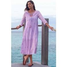 Aspiga Willow Embroidered Dress Lilac Light Purple