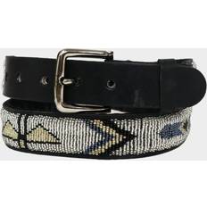 Aspiga Eagle Leather Belt Silver