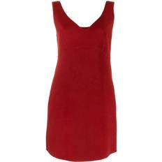 Dresses P.A.R.O.S.H. wool V-neck dress RED