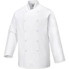XS Work Jackets Portwest XSmall Sussex Chef Jacket White