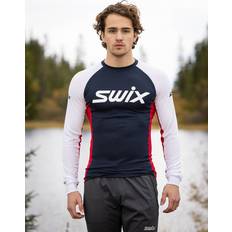 Swix Racex Classic Long Sleeve Dark Navy/Bright White Størrelse XXL