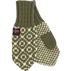 Devold Svalbard Mittens, XL, Olive/Offwhite