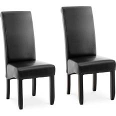 Fromm & Starck Upholstered Black Silla 2pcs