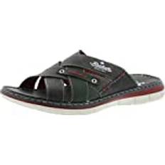 Rieker Zapatillas de Exterior Rieker Herren 25199 Pantoletten, Anthrazit Rauch 43