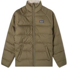 Patagonia Reversible Silent Down Jacket basin green